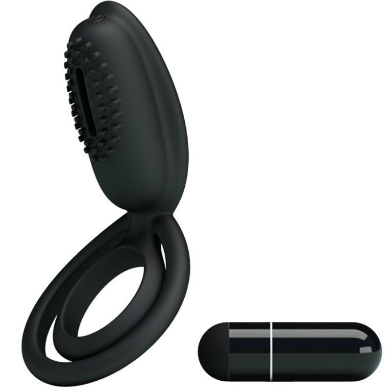 PRETTY LOVE - VIBRATING RING WITH ESTHER STIMULATOR PRETTY LOVE MALE - 1