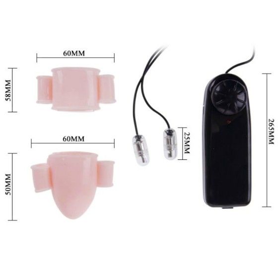 BAILE - ALFRED PENIS VIBRATOR COVERS WITH CONTROL BAILE FOR HIM - 4