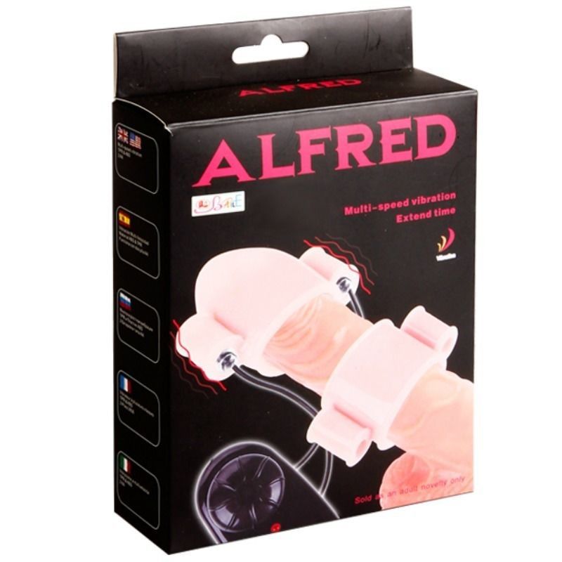 BAILE - ALFRED PENIS VIBRATOR COVERS WITH CONTROL BAILE FOR HIM - 7