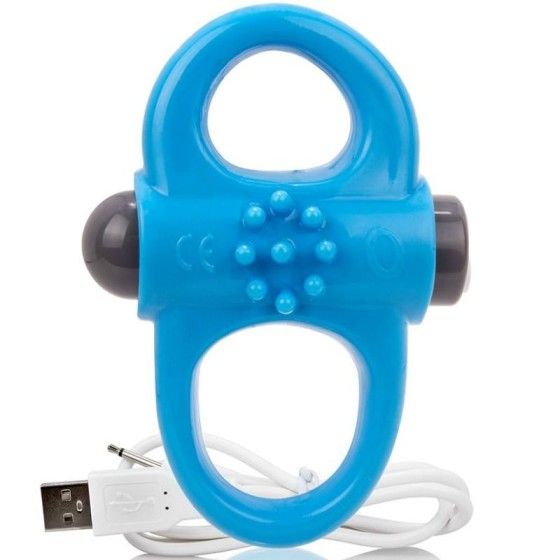 SCREAMING O - RECHARGEABLE VIBRATING RING YOGA BLUE SCREAMING O - 1