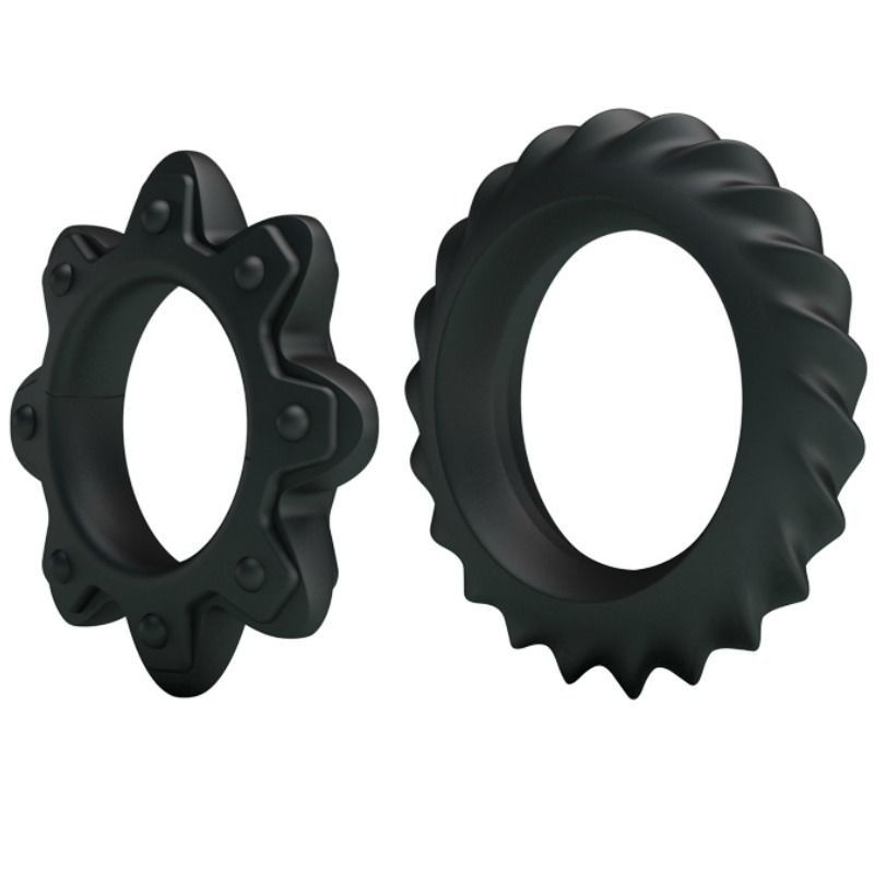 BAILE - KIT 2 RING FLOWERING SILICONE RINGS BAILE FOR HIM - 2