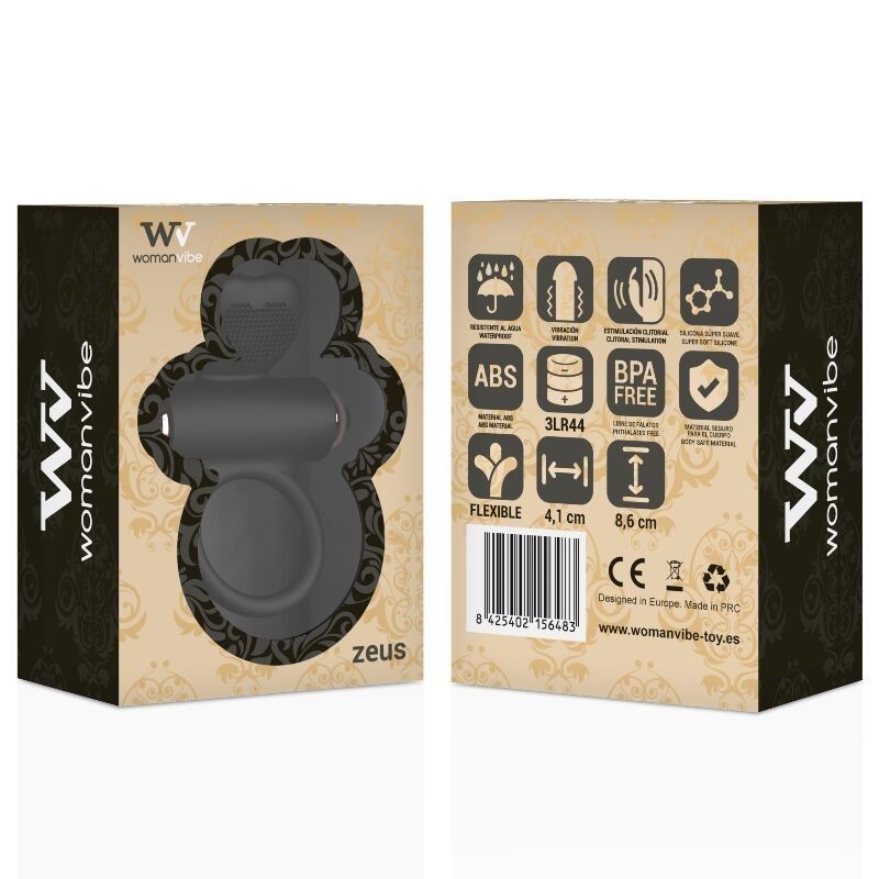 WOMANVIBE - ZEUS SILICONE VIBRATOR RING WOMANVIBE - 7