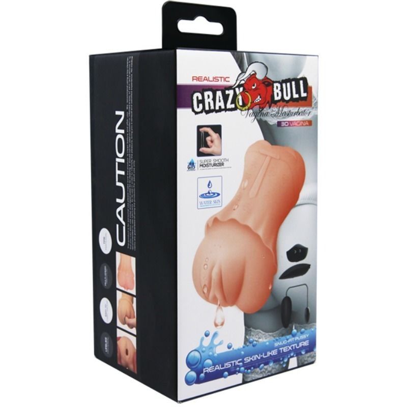 CRAZY BULL - WATER SKIN VAGINA MASTURBADOR WITH VIBRATING BULLET 2 CRAZY BULL - 10