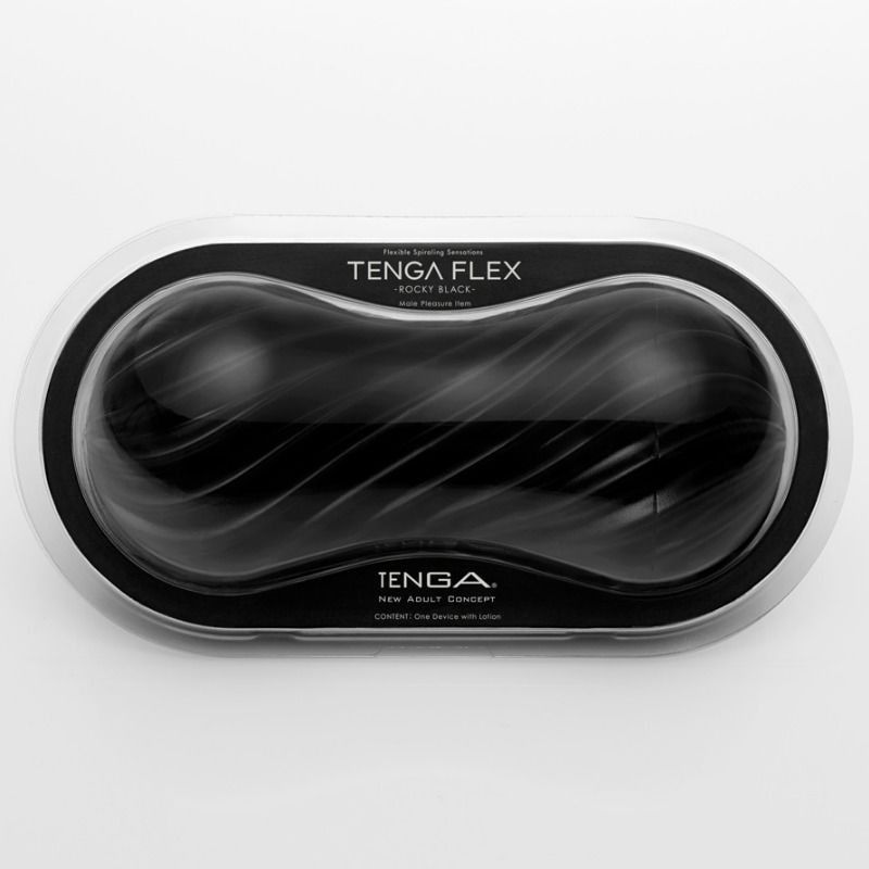 TENGA - FLEX MALE MASTUBADOR BLACK TENGA - 2