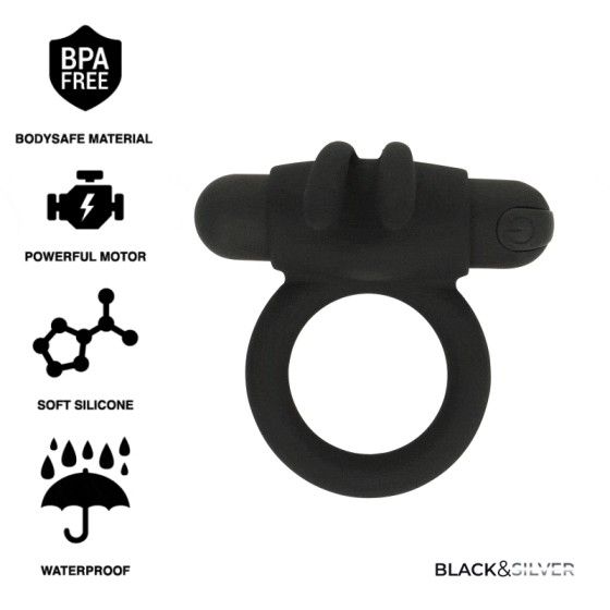 BLACK&SILVER - AGRON RING 2.O BLACK&SILVER - 1