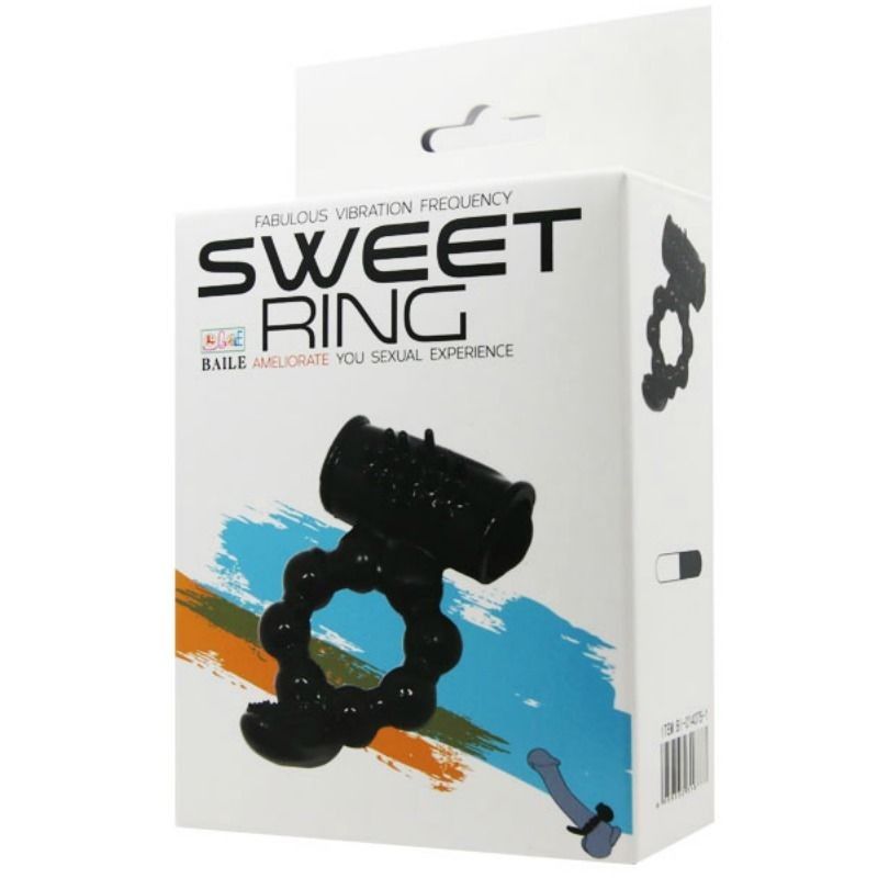 BAILE - SWEET RING RING WITH DOUBLE STIMULATOR BAILE FOR HIM - 7