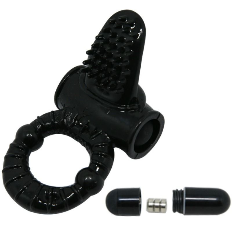 BAILE - SWEET RING VIBRATING RING WITH TEXTURED RABBIT BAILE FOR HIM - 4