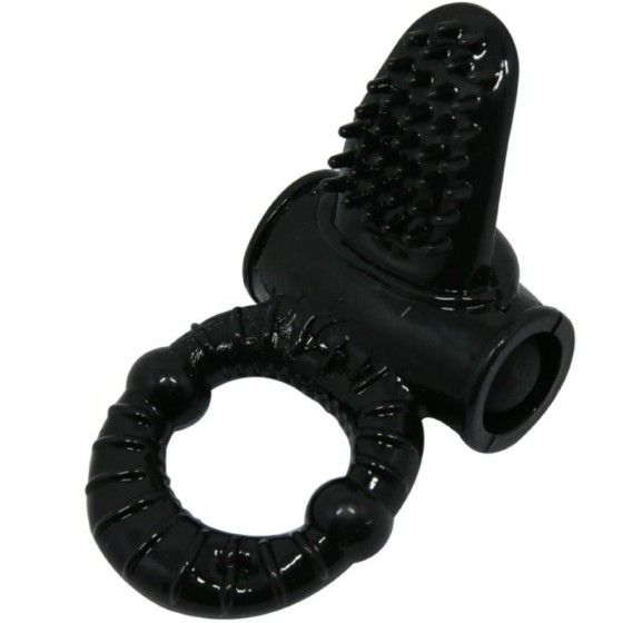 BAILE - SWEET RING VIBRATING RING WITH TEXTURED RABBIT BAILE FOR HIM - 5