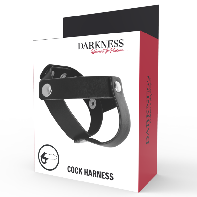 DARKNESS - SKIN RING FOR PENIS AND TESTICLES DARKNESS SENSATIONS - 5
