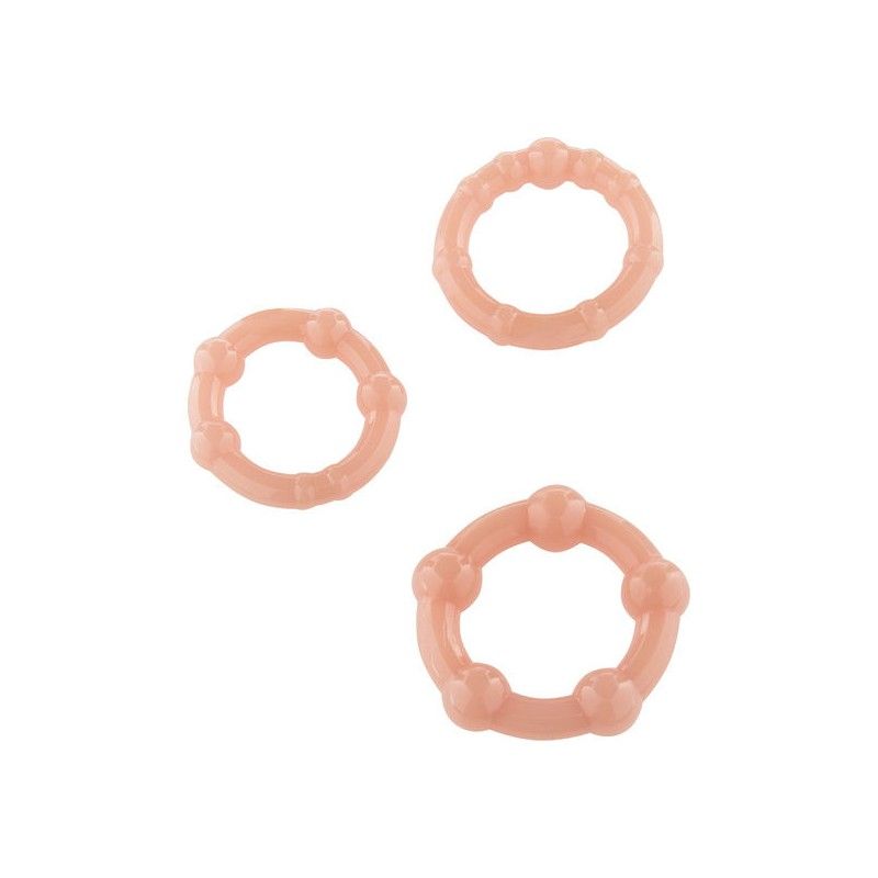 SEVEN CREATIONS - SET OF THREE SKIN PENIS RINGS SEVEN CREATIONS - 1