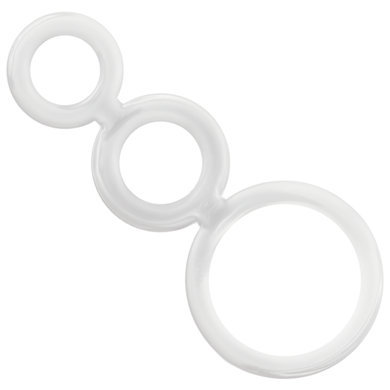 ADDICTED TOYS - RINGS SET FOR PENIS TRANSPARENT ADDICTED TOYS - 2