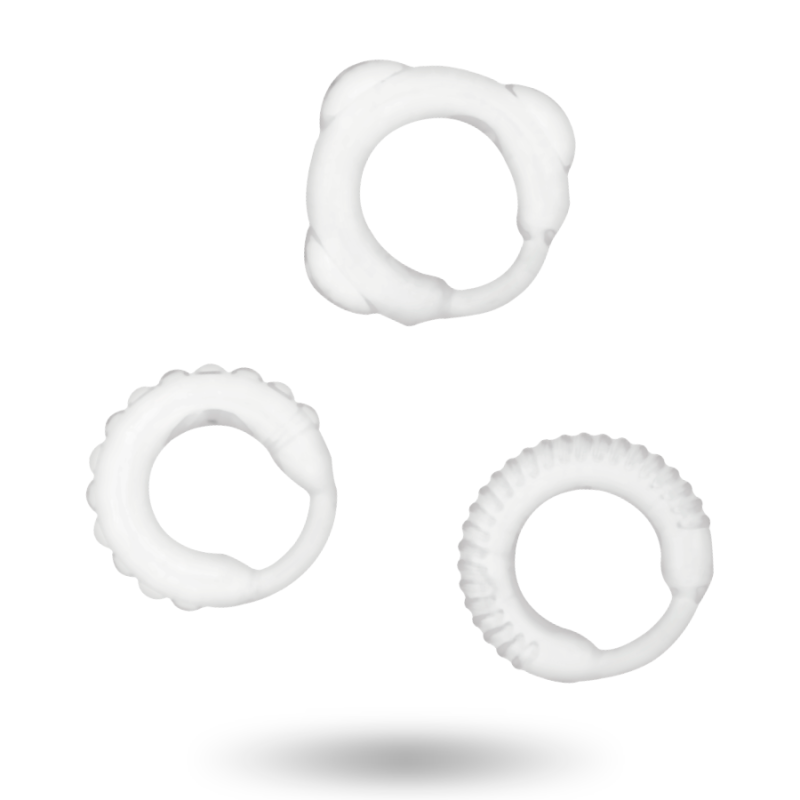 ADDICTED TOYS - C-RING SET CLEAR ADDICTED TOYS - 2