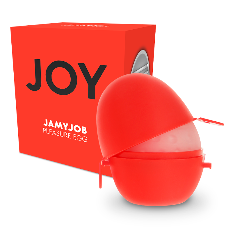 JAMYJOB - EGG MASTURBATOR RED VERSION DISCRETT JAMYJOB - 1