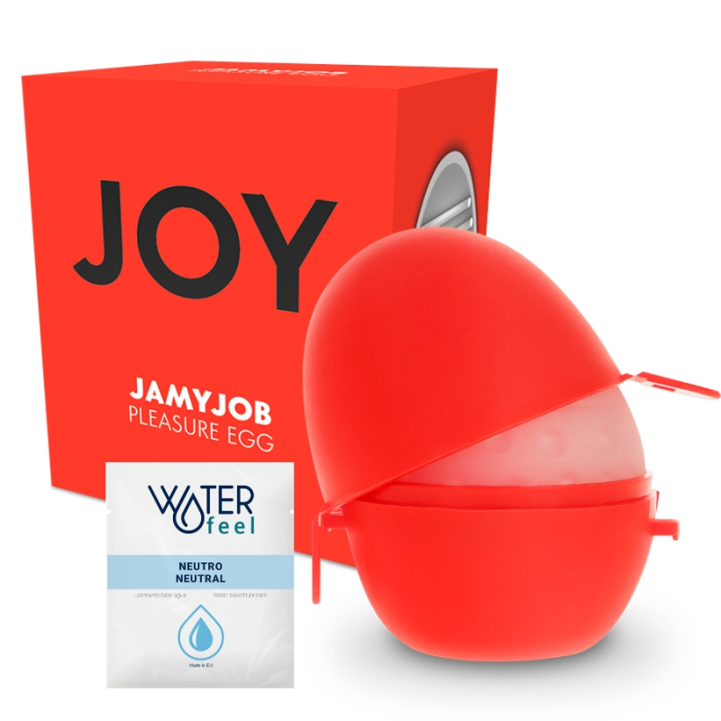 JAMYJOB - EGG MASTURBATOR RED VERSION DISCRETT JAMYJOB - 2