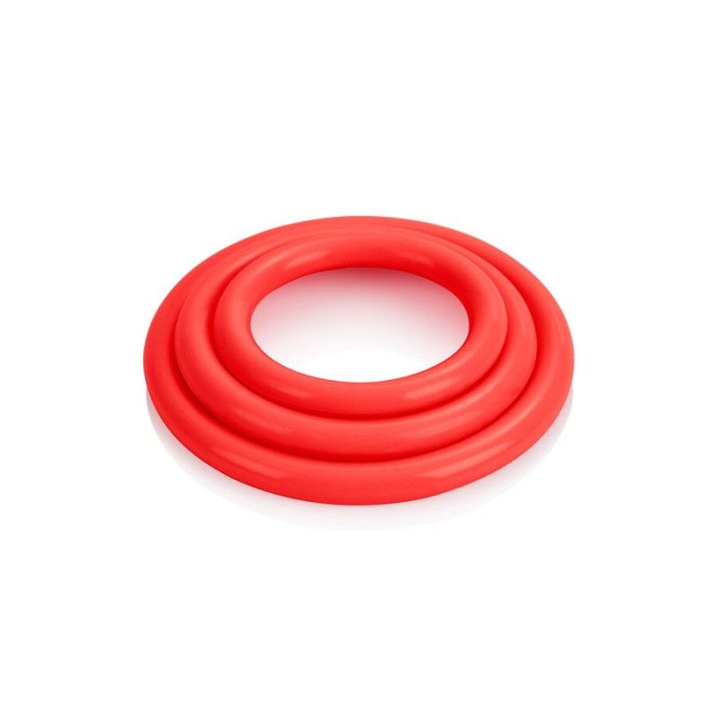 CALIFORNIA EXOTICS - TRI-RINGS SET RED CALIFORNIA EXOTICS - 3