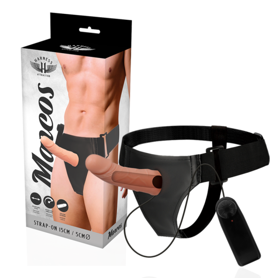 HARNESS ATTRACTION - RNES HOLLOW FRAMES WITH VIBRATOR 15 X 5 CM