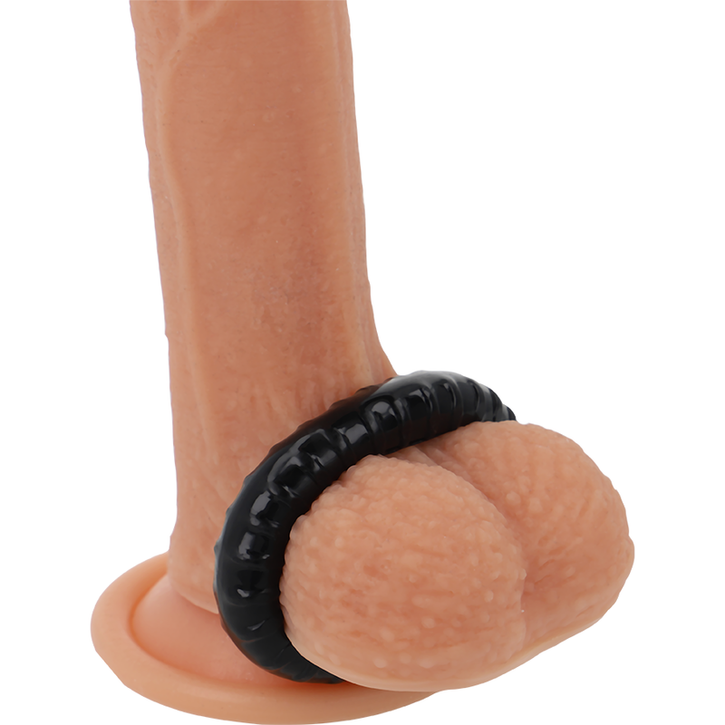 POWERING - SUPER FLEXIBLE AND RESISTANT PENIS RING 4.5CM PR07 BLACK POWERING - 2