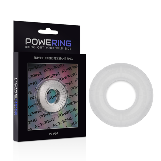 POWERING- SUPER FLEXIBLE AND RESISTANT PENIS RING 4.5CM PR07 CLEAR POWERING - 5