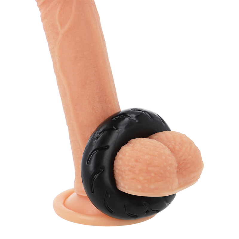 POWERING - SUPER FLEXIBLE AND RESISTANT PENIS RING 5CM PR08 BLACK POWERING - 1