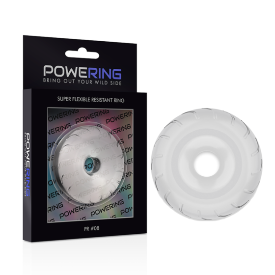 POWERING - SUPER FLEXIBLE AND RESISTANT PENIS RING 5CM PR08 CLEAR POWERING - 5