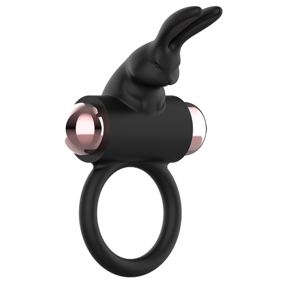 COQUETTE TOYS - COCK RING WITH VIBRATOR BLACK/ GOLD COQUETTE TOYS - 6