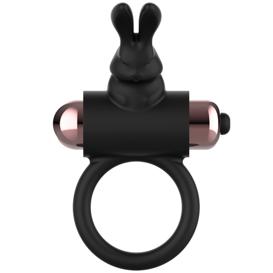 COQUETTE TOYS - COCK RING WITH VIBRATOR BLACK/ GOLD COQUETTE TOYS - 8