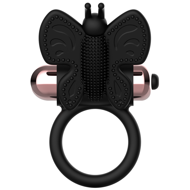 COQUETTE TOYS - COCK RING BUTTERFLY WITH VIBRATOR BLACK/ GOLD COQUETTE TOYS - 6