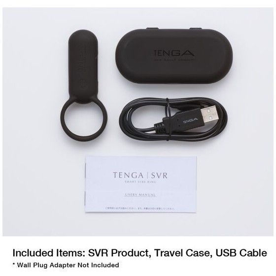 TENGA - SVR SMART BLACK VIBRATOR RING TENGA - 3