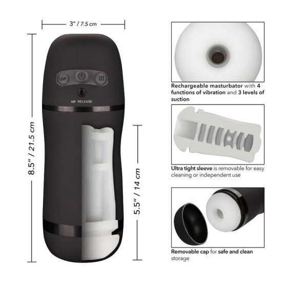 CALIFORNIA EXOTICS - OPTIMUM POWER STROKER VIBRATING AND SUCTION FUNCTIONS CALIFORNIA EXOTICS - 9