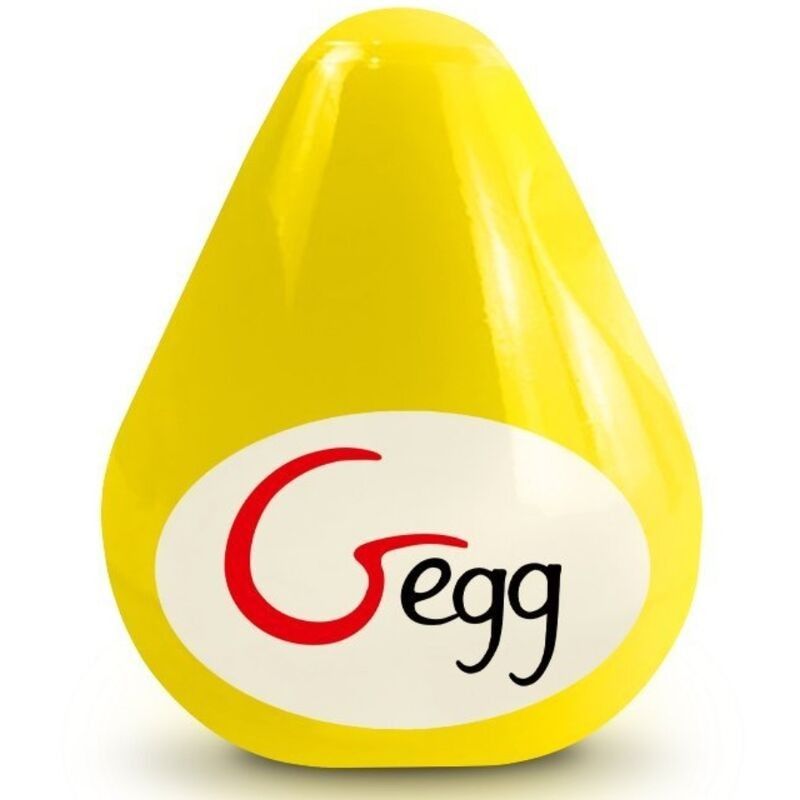 G-VIBE - REUSABLE YELLOW TEXTURED MASTURBATOR EGG G-VIBE - 2