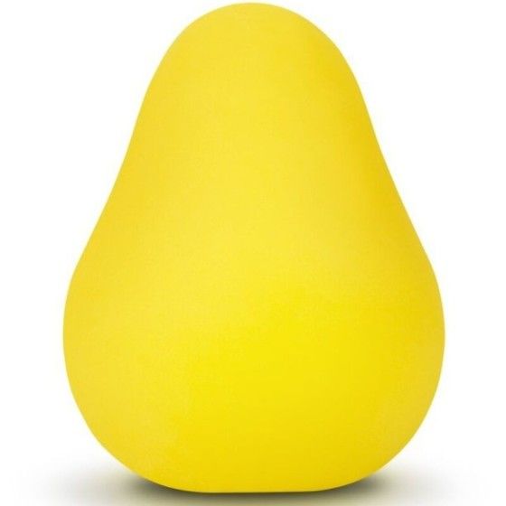 G-VIBE - REUSABLE YELLOW TEXTURED MASTURBATOR EGG G-VIBE - 3