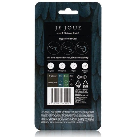 JE JOUE - BLUE SILICONE RING - MINIMUM STRANGULATION JE JOUE - 5