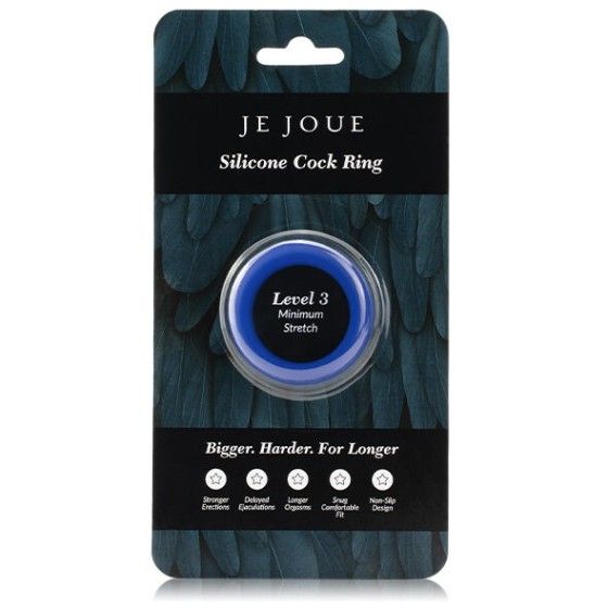 JE JOUE - BLUE SILICONE RING - MINIMUM STRANGULATION JE JOUE - 6