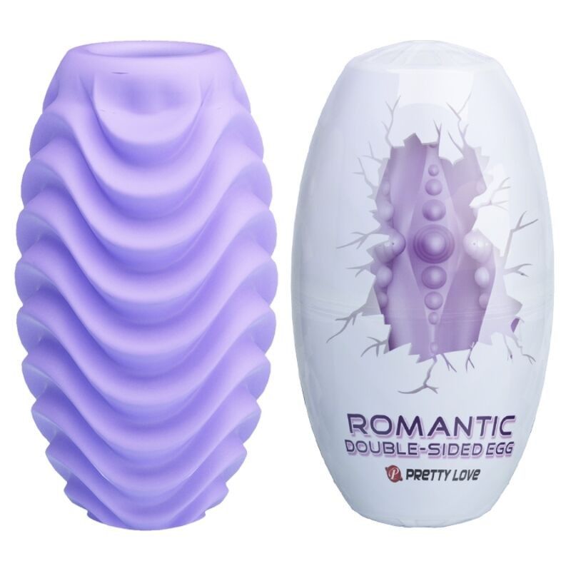 PRETTY LOVE - DOUBLE SIDED LILAC MASTURBATOR EGG PRETTY LOVE MALE - 1