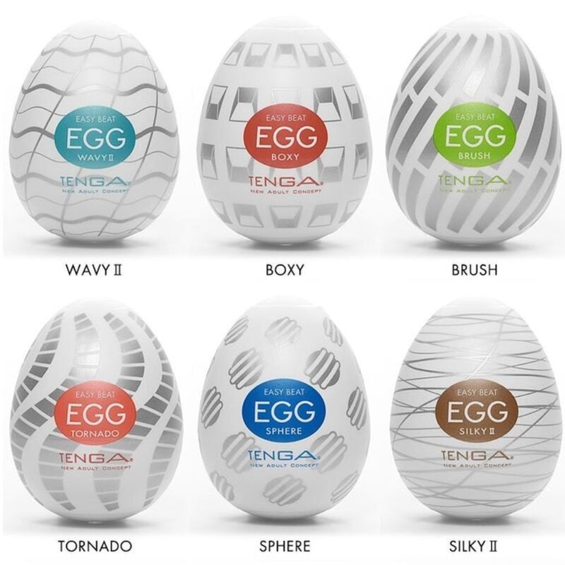 TENGA - EASY BEAT MASTURBATOR EGG PACK 6 UNITS TENGA - 2