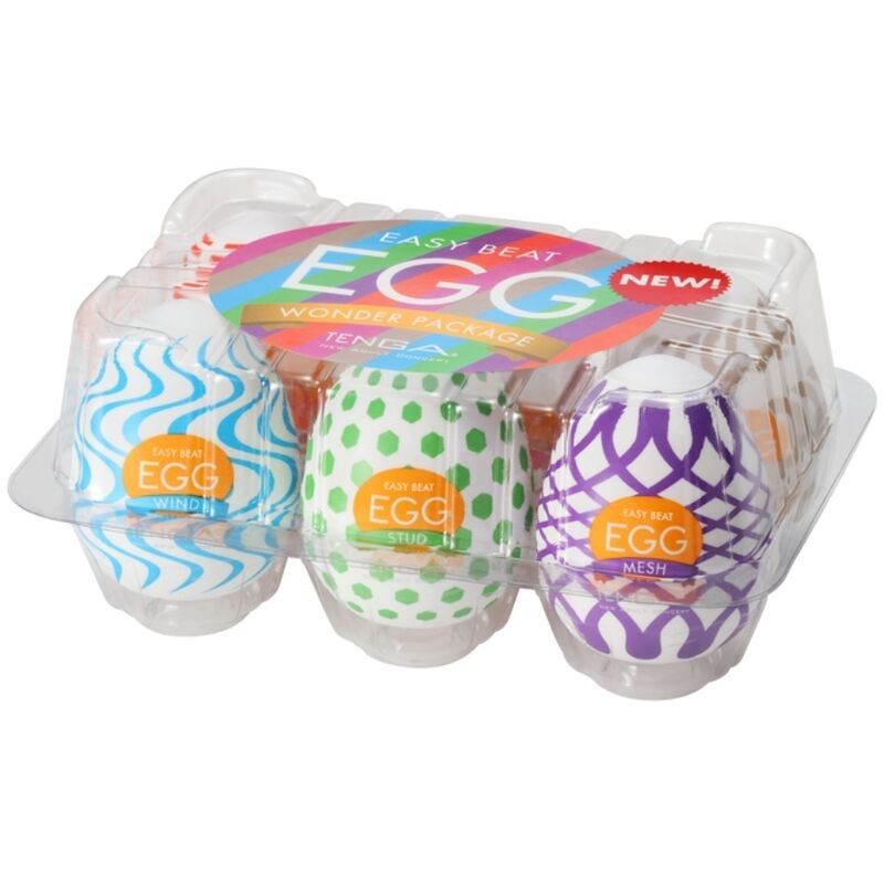 TENGA - WONDER EGG MASTURBADORE PACK 6 UNITS TENGA - 1