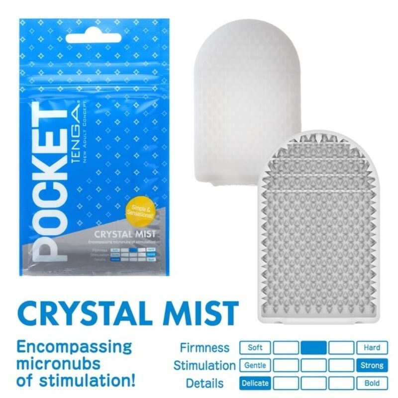 TENGA - CRYSTAL MIST POCKET MASTURBADOR TENGA - 1