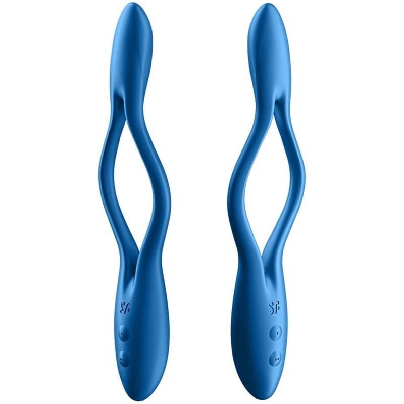 SATISFYER - ELASTIC GAME MULTI VIBRATOR BLUE SATISFYER VIBRATOR - 2