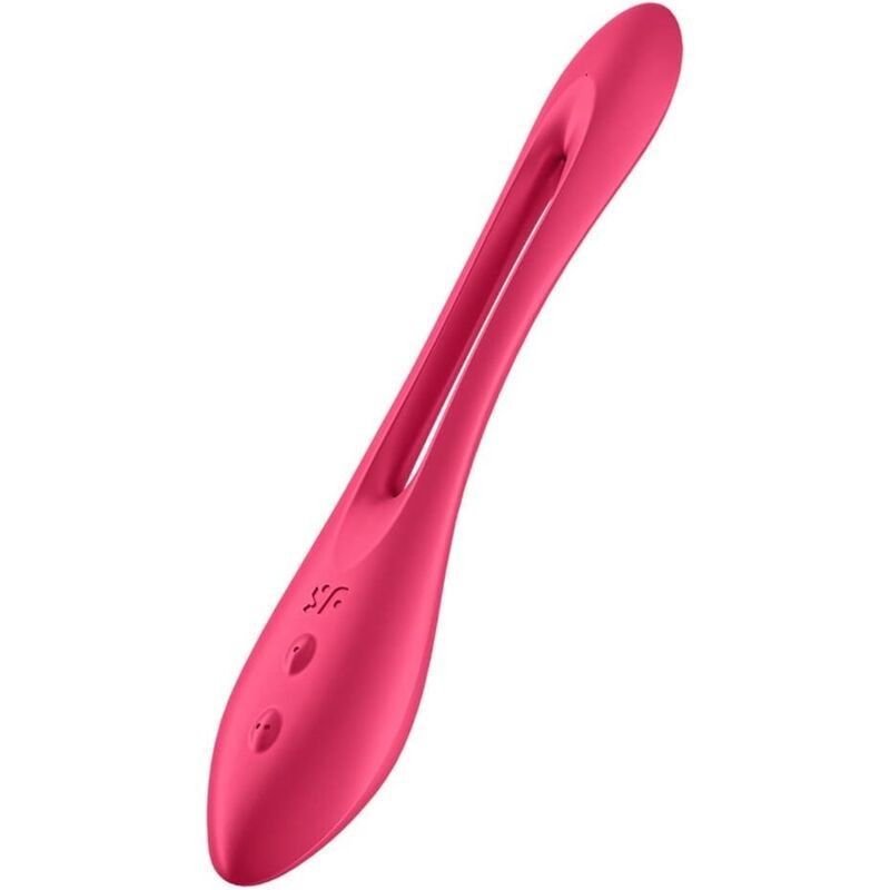 SATISFYER - ELASTIC JOY MULTI VIBRATOR RED SATISFYER VIBRATOR - 1