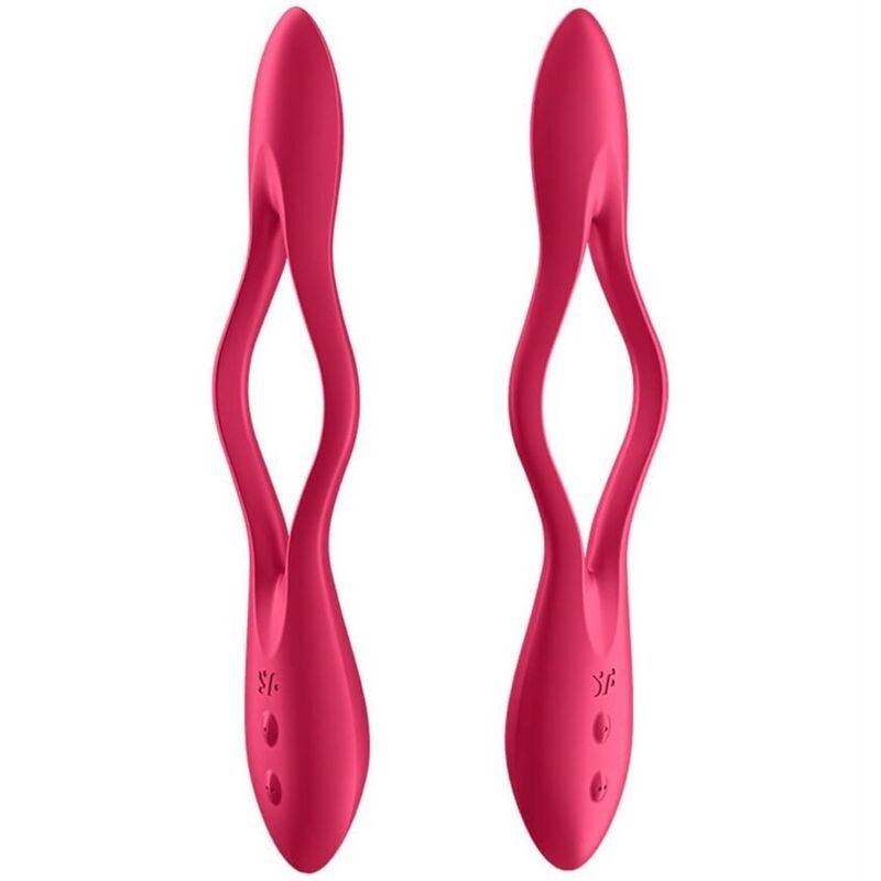 SATISFYER - ELASTIC JOY MULTI VIBRATOR RED SATISFYER VIBRATOR - 2