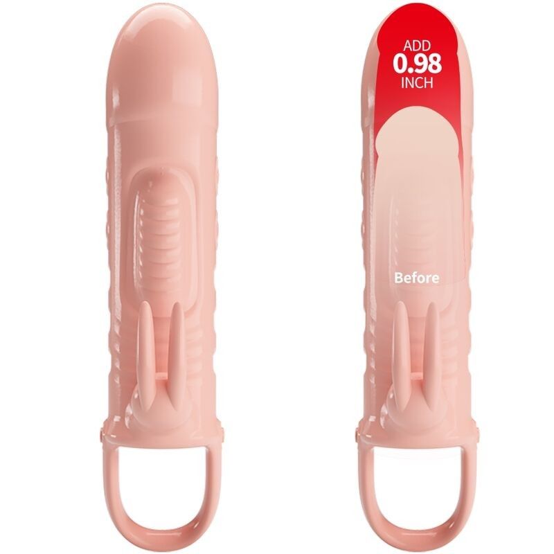 PRETTY LOVE - SLOANE NATURAL RABBIT PENIS SHEATH PRETTY LOVE - 2