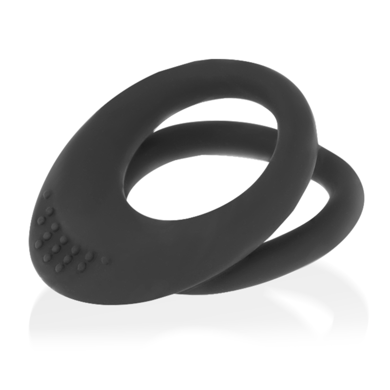 OHMAMA DOUBLE SILICONE RING 3.5 CM - 4.5 CM OHMAMA FETISH - 1