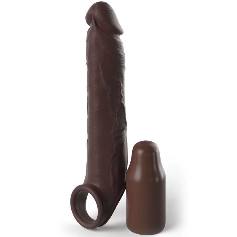 FANTASY X- TENSIONS - PIPEDREAMS EXTENSION W STRAP 17,78 CM BROWN FANTASY X-TENSIONS - 1