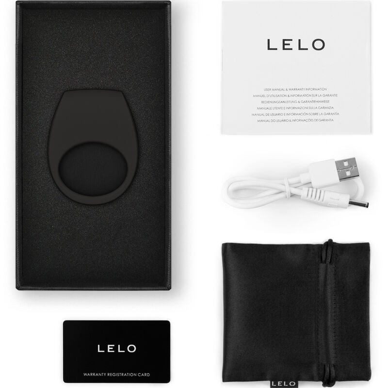 LELO - TOR 3 BLACK VIBRATOR RING LELO - 3