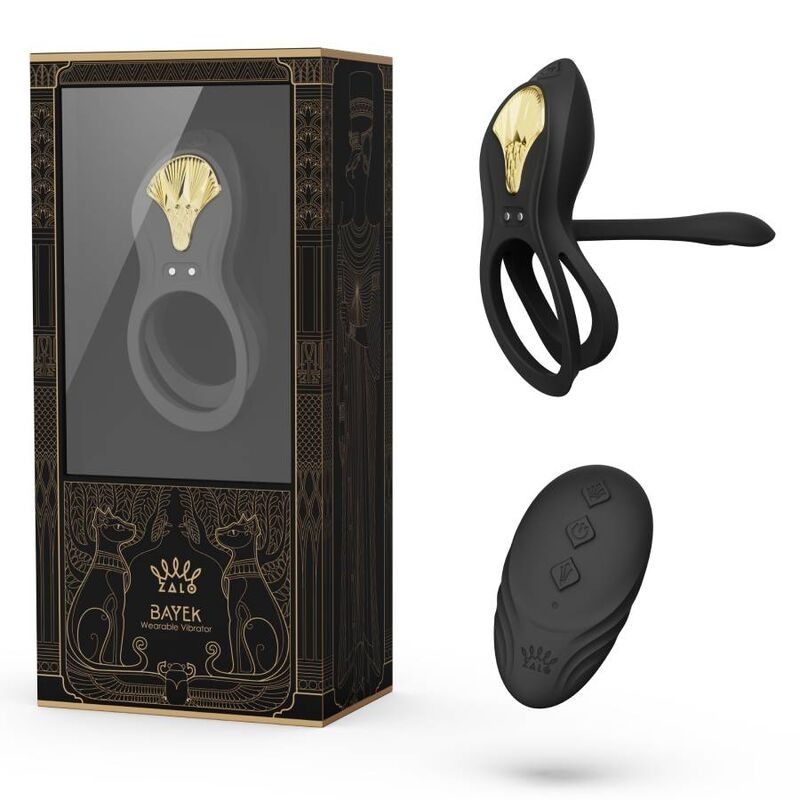 ZALO - BAYEK VIBRATING COUPLES RING BLACK ZALO - 20