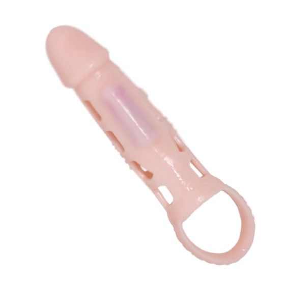 PRETTY LOVE - HARRISON PENIS EXTENDER COVER WITH VIBRATION AND STRAP 13.5 CM BAILE FOR HIM - 4