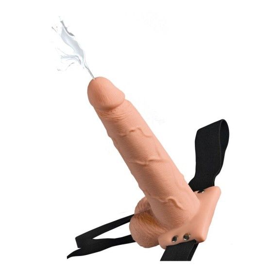 FETISH FANTASY SERIES - ADJUSTABLE HARNESS REALISTIC PENIS WITH BALLS SQUIRTING 19 CM FETISH FANTASY SERIES - 3