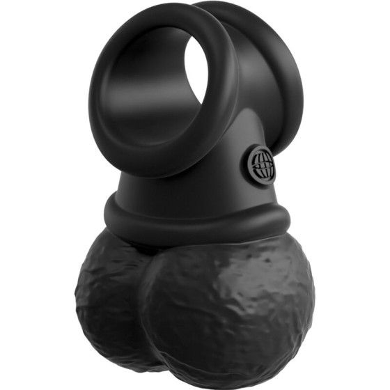 KING COCK - ELITE RING WITH TESTICLE VIBRATING SILICONE KING COCK - 1