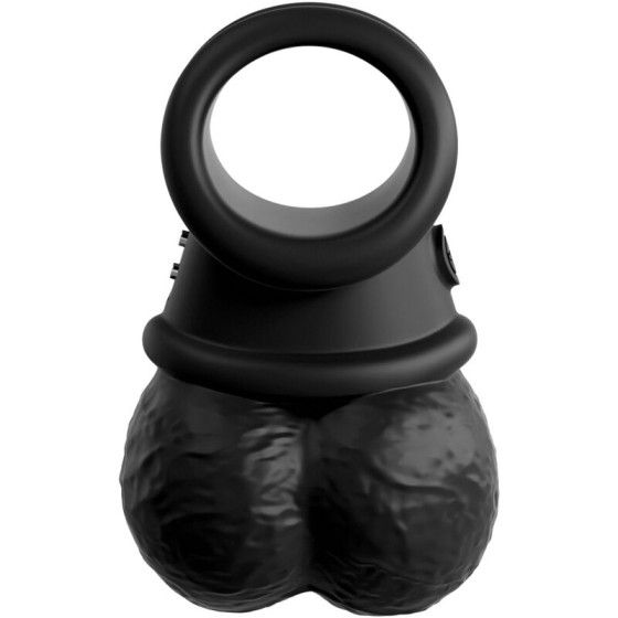 KING COCK - ELITE RING WITH TESTICLE VIBRATING SILICONE KING COCK - 2