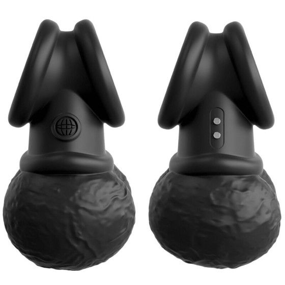 KING COCK - ELITE RING WITH TESTICLE VIBRATING SILICONE KING COCK - 5
